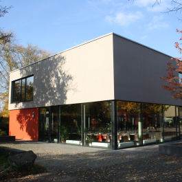 Bau der Mensa für die Lindenschule in Großauheim